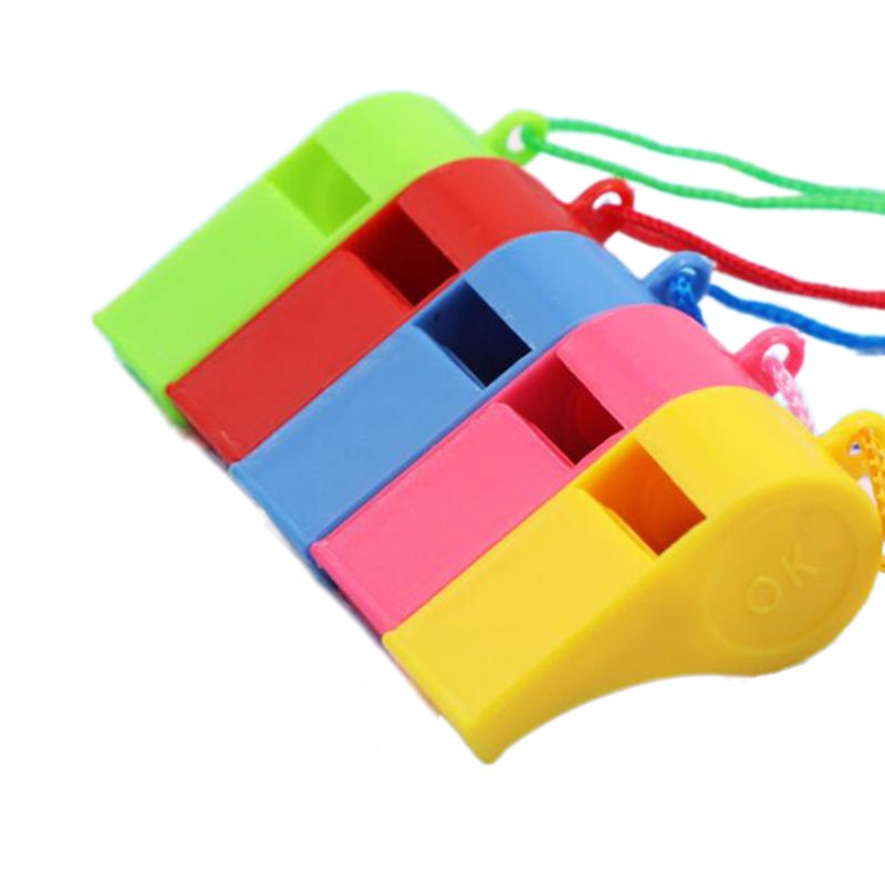 塑料户外儿童玩具加油吹口哨裁判哨球迷挂绳运动会活动求生口哨子
