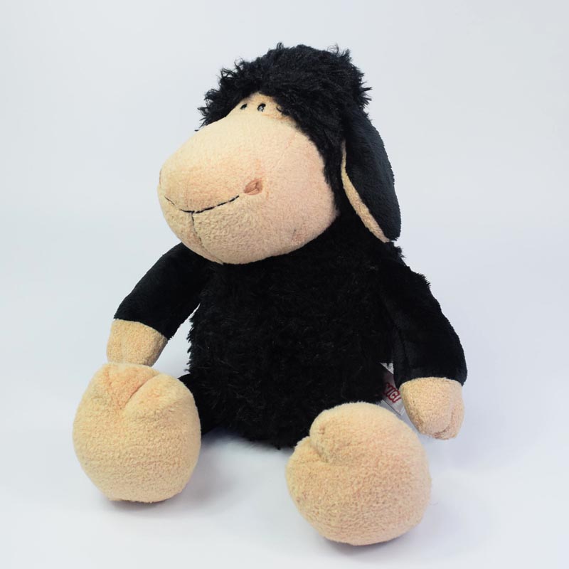 德国NICI黑羊公仔 老款国外专柜黑羊毛绒玩具 送闺蜜女友宝宝礼物