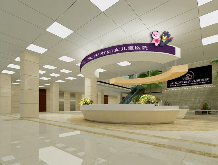 儿童医院设计效果图 儿科卡通儿童诊所三甲医院公立医院医疗机构