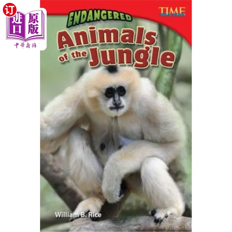 海外直订Endangered Animals of the Jungle 濒临灭绝的丛林动物