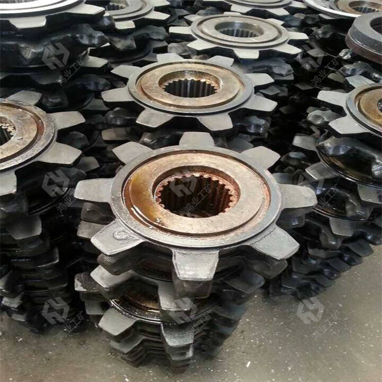 鸿业矿用刮板机链轮 合金结构钢 强度高耐磨性强载荷能力大