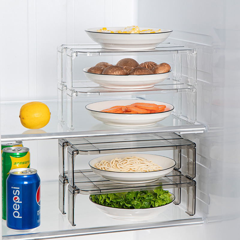 冰箱置物架内部厨房用品家用大全分层隔多层台面碗架调料瓶收纳架