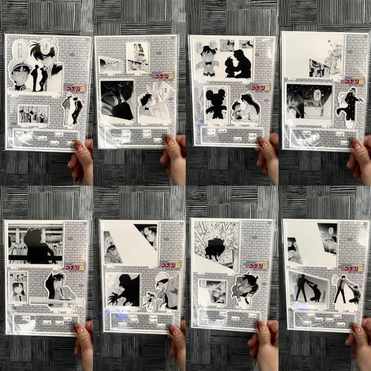 日本代购30周年展原画立牌场景安室透基德新一兰灰原名侦探柯南周