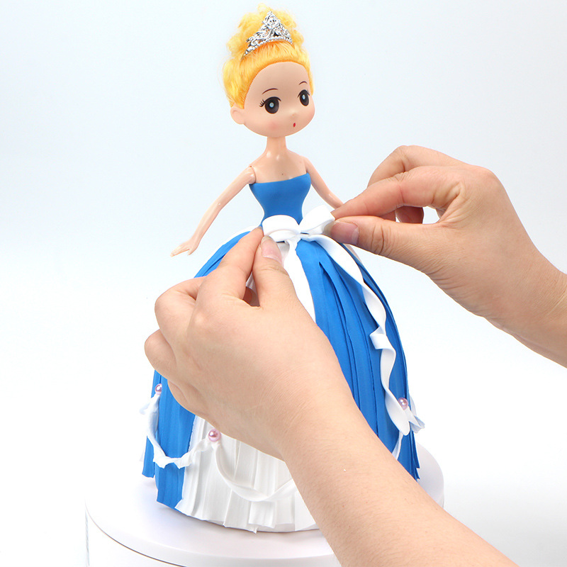 公主娃娃手工DIY制作超轻粘土儿童彩泥橡皮泥幼儿园套装材料