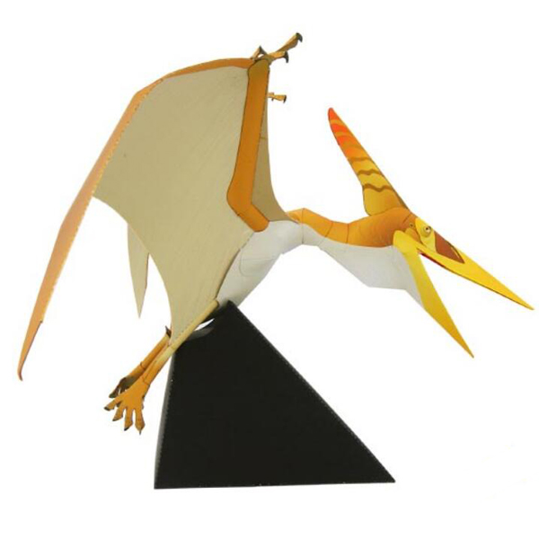 仿真史前恐龙翼龙翼手龙立体纸模型DIY手工制作儿童折纸益智玩具