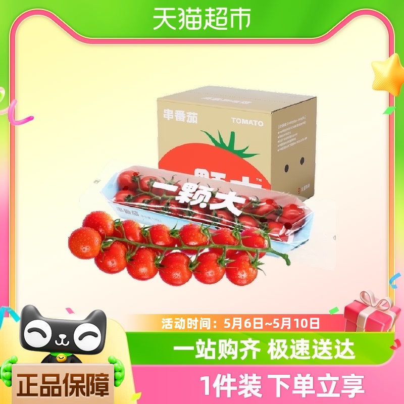 【胡可推荐】一颗大串番茄樱桃小番茄198*4盒新鲜采摘
