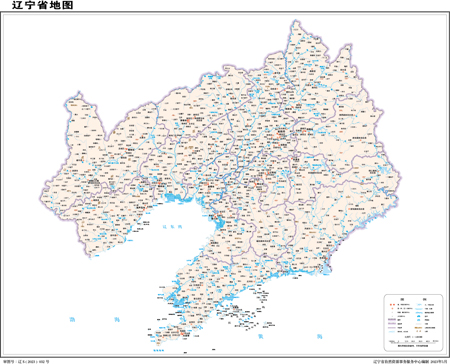 辽宁省3地图水系河流湖泊交通行政区划旅游铁路地形卫星流域地势