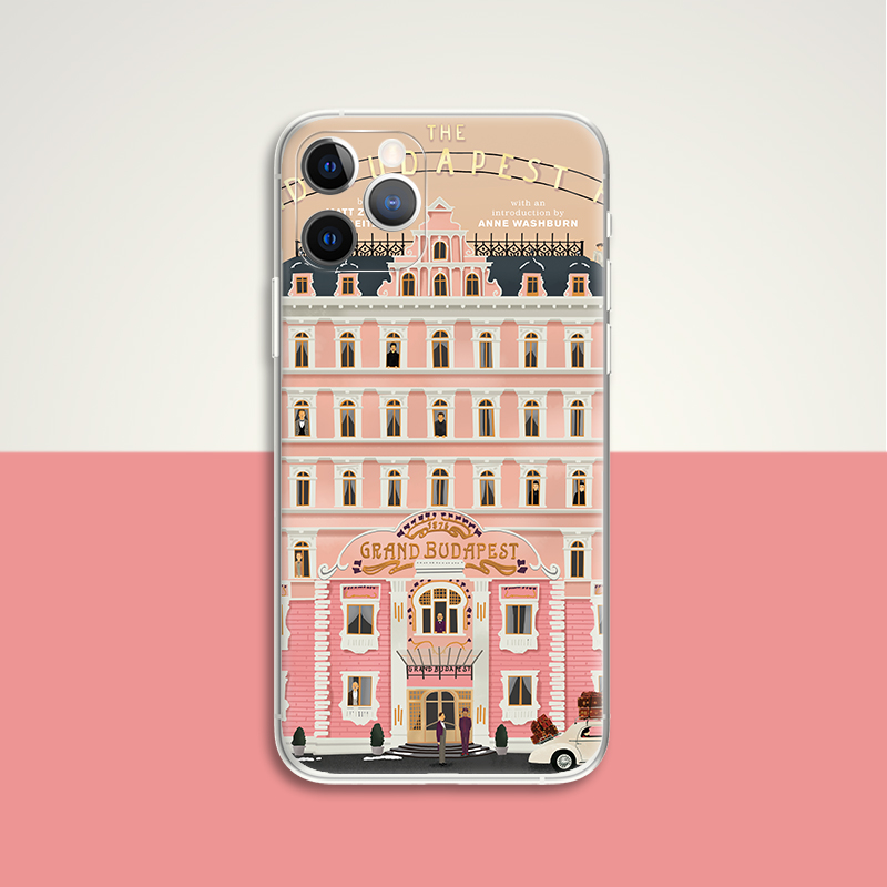 原创 布达佩斯大饭店 电影海报插画艺术生手机壳 适用苹果   D961