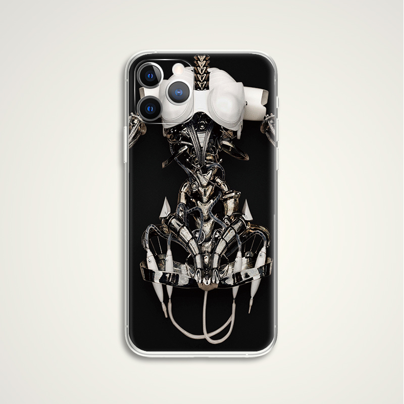 机械姬电影海报赛博朋克骨骼机器人科幻个性艺术生手机壳13 D947
