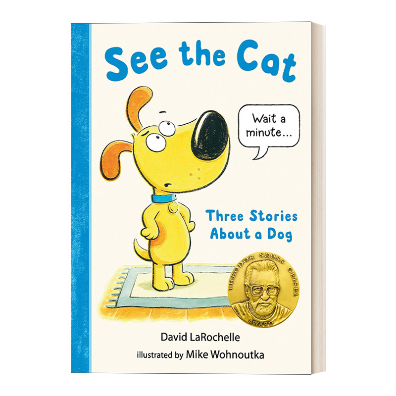英文原版绘本 See the Cat Three Stories About a Dog 看看那只猫 关于狗的三个故事 2021年苏斯博士奖David LaRochelle进口书