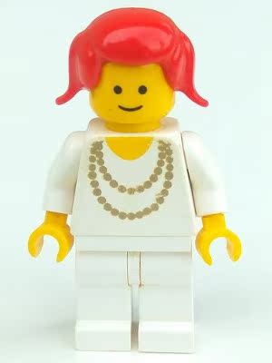 乐高Lego经典城堡绝版人仔 cas076 戴项链的公主 出自1979年373-2
