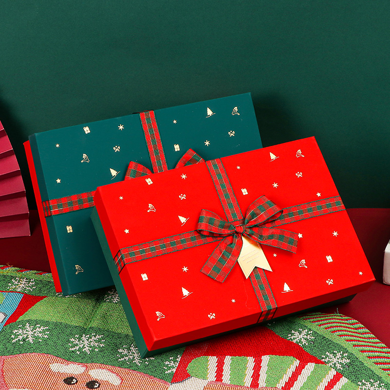 创意礼品盒子精美长方形外套手套苹果礼盒包装盒圣诞节定制礼物盒