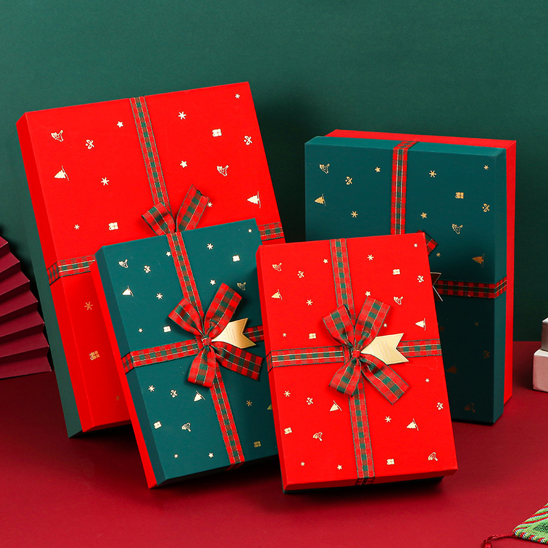 手套节圣诞美礼盒包装盒礼物盒定制苹果盒子创意礼品外套长方形精