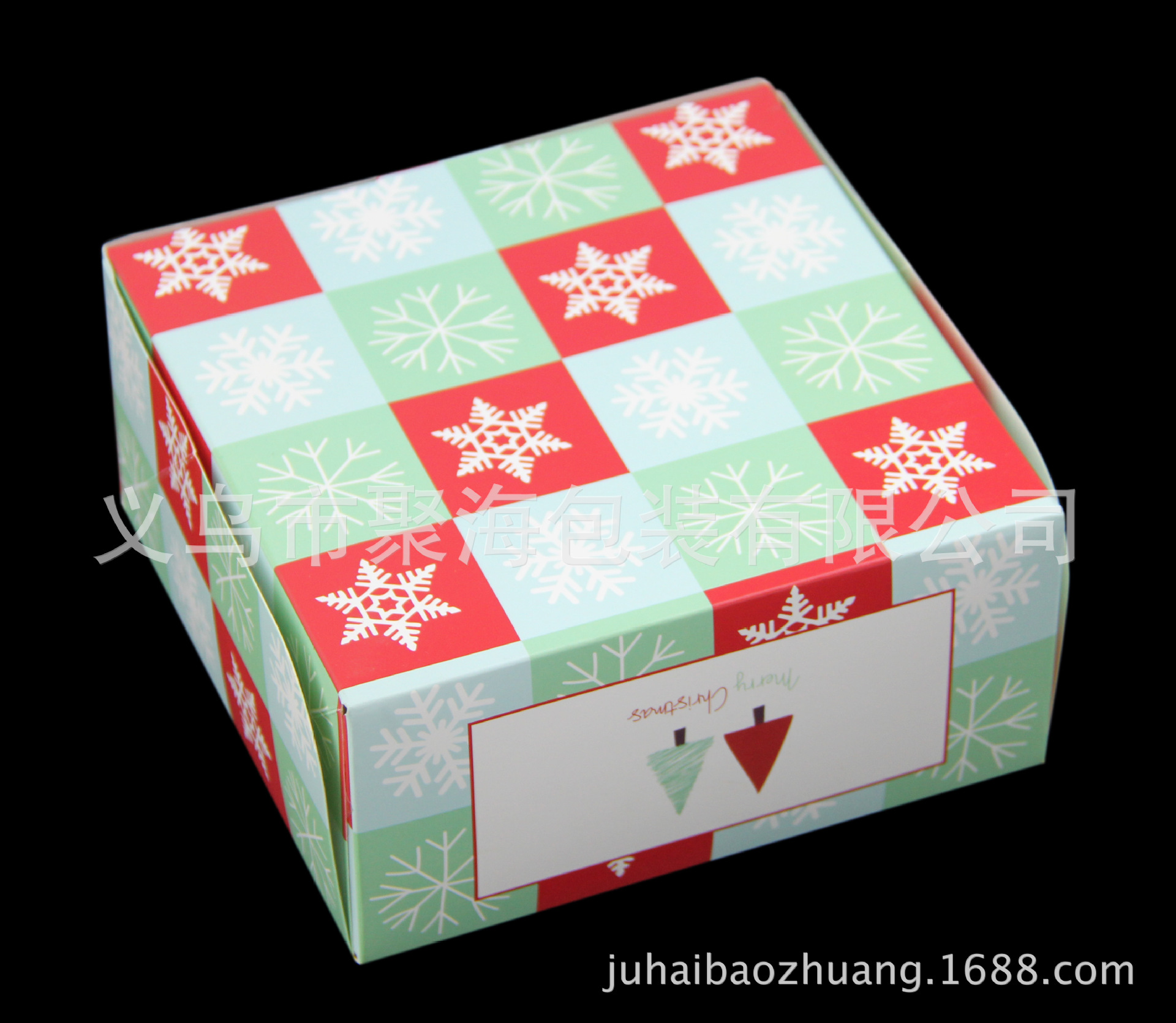 圣诞节礼品盒 专业定做圣诞用品包装盒 外贸六角盒厂家