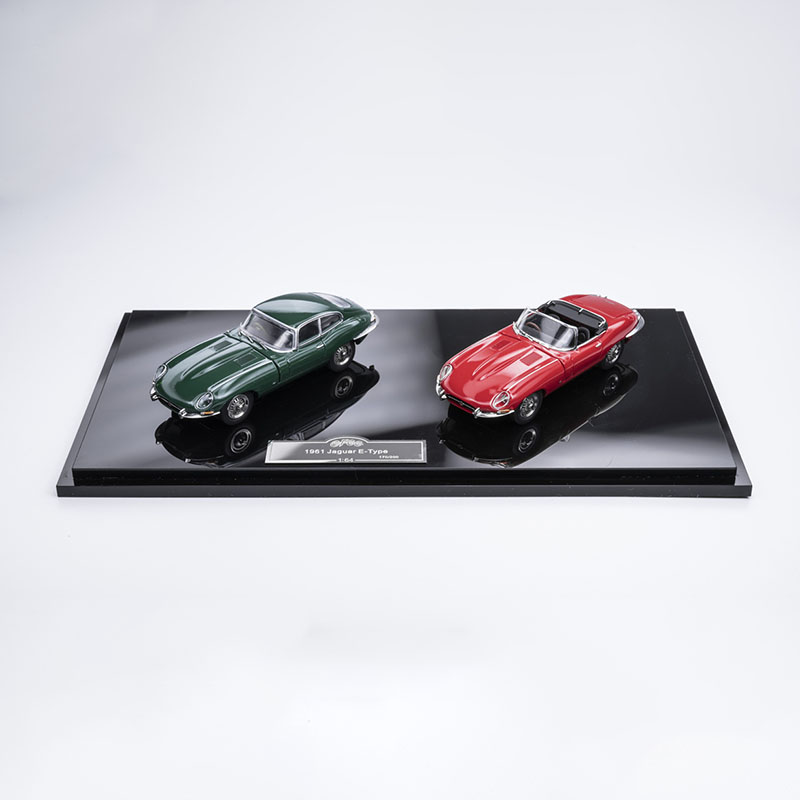 GFCC 1:64捷豹E-Type Coupe敞篷红色+硬顶绿色双车展会限定版车模