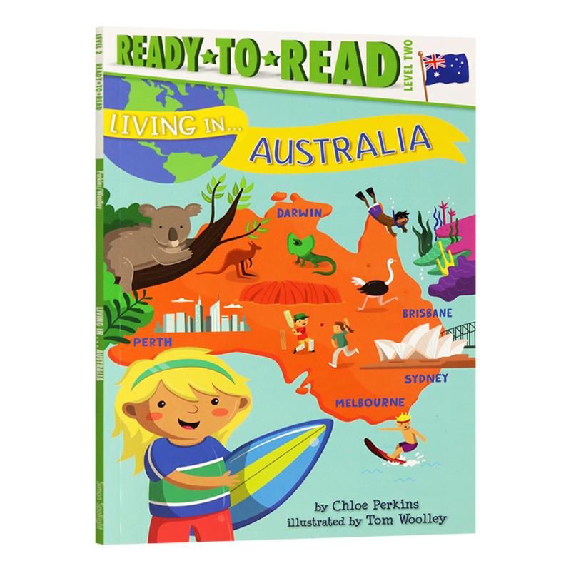 生活在澳大利亚 英文原版绘本 Living in Australia 准备读系列 儿童英语分级阅读 英文版进口图画故事书