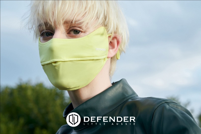澳洲Defender酷爽美肤小脸3D防晒口罩女防紫外线护眼角夏季透气薄