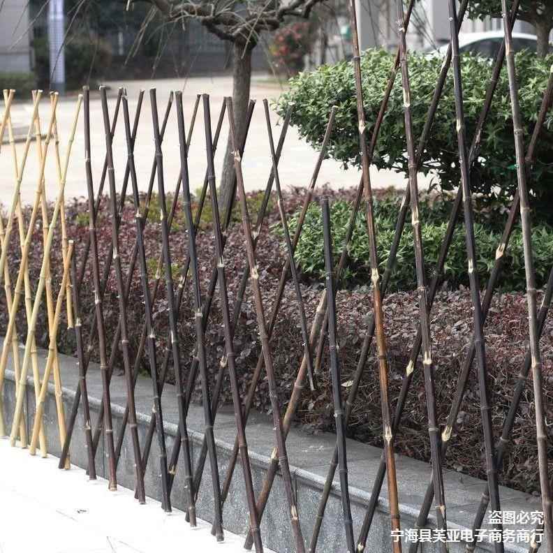 伸缩遮挡栅栏花园菜园爬藤架围栏围墙庭院护栏月季户外花架竹篱笆