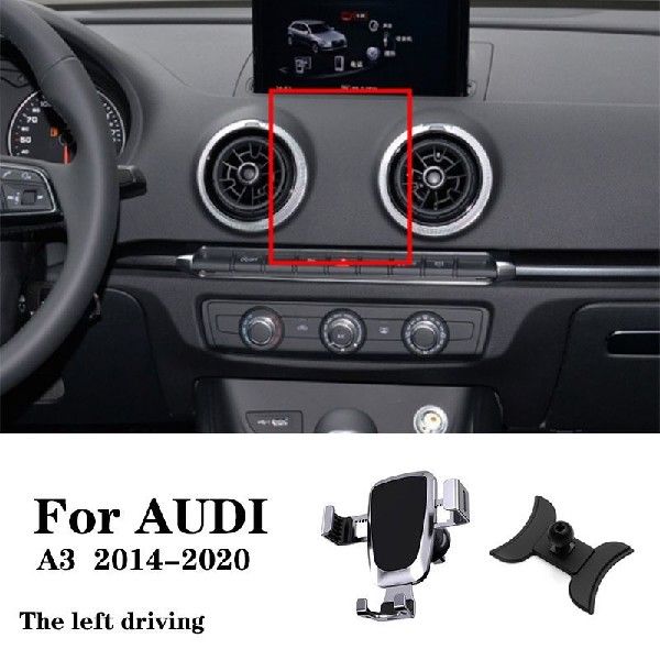 Car aPhone Holder For Audi A3 2014 2015 2016 - 2019 2020 GPS