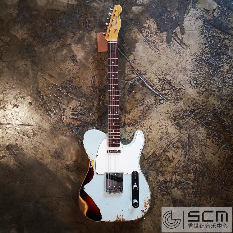 Fender custom shop cs1960Tele HvyRelic电吉他大师做旧推荐热卖