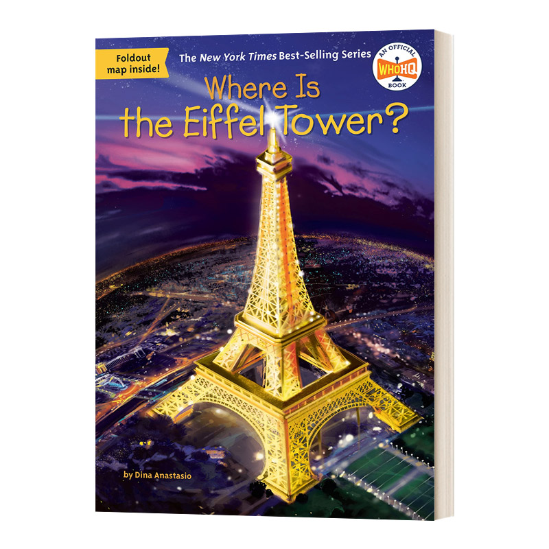 埃菲尔铁塔在哪里 英文原版 Where Is the Eiffel Tower 风景名胜 儿童读物 英文版 进口英语原版书籍