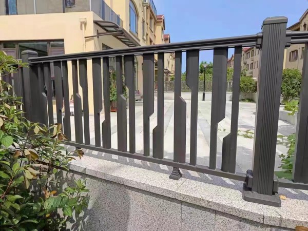 促铝艺庭院护栏铝合金仿铜别墅栏杆花园防护栅栏小区铸铁艺围墙库