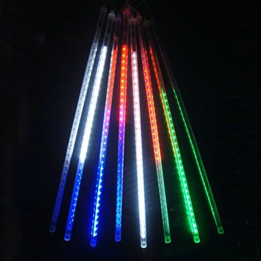 贴片LED流星雨灯彩灯节日街道工程夜景绿化商场装饰流水下雨灯串