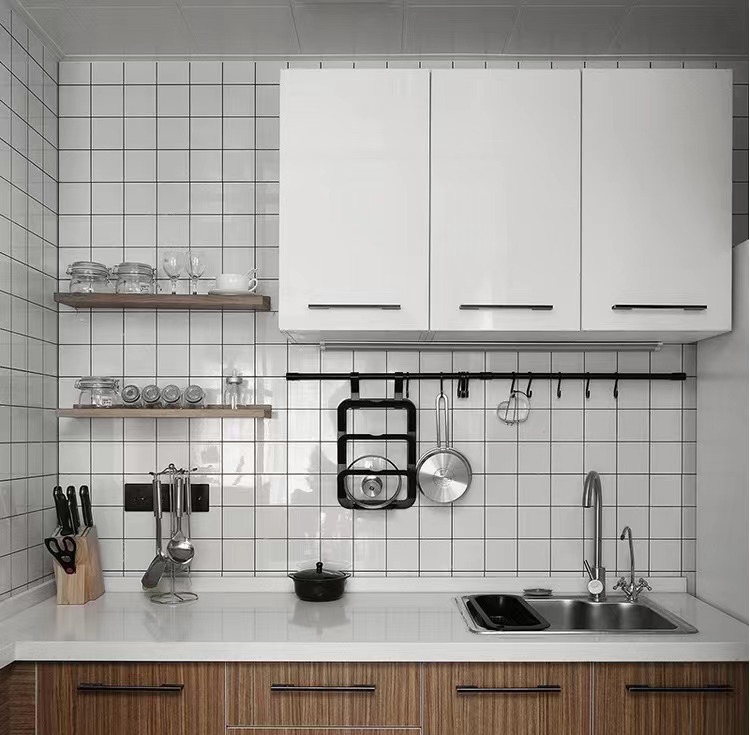 格子砖北欧平面纯色砖凹凸面亮光哑光瓷片300×600卫生间厨房商铺