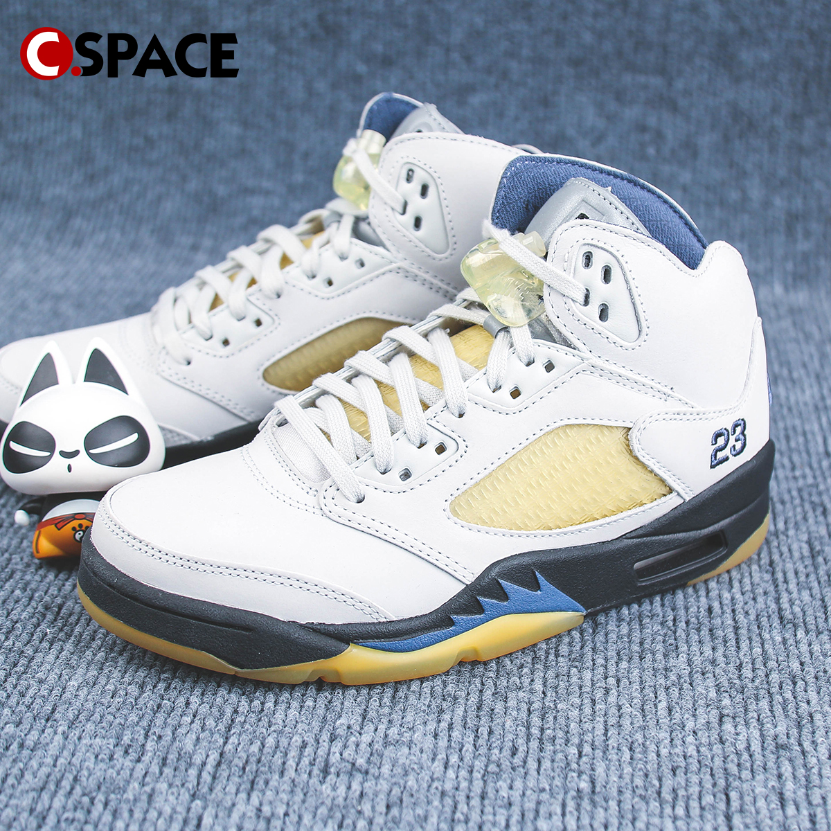 Cspace AMM x Air Jordan 5 AJ5白色联名 复古篮球鞋 FZ5758-004