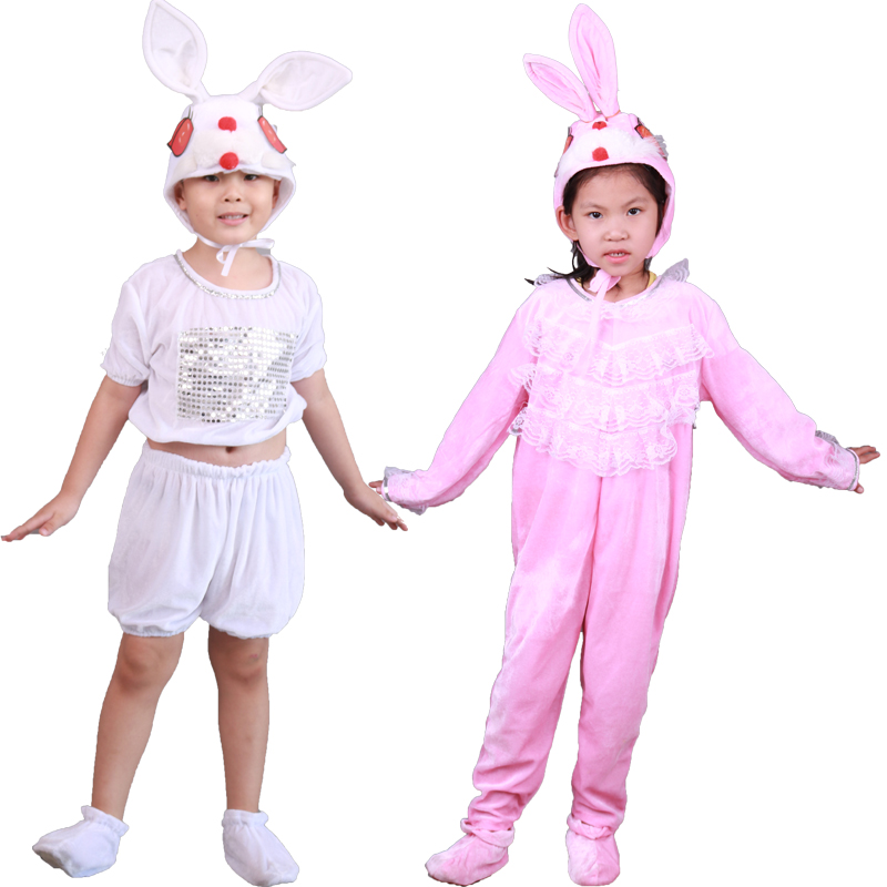 奇怪的大脚印儿童卡通童话剧演出服装幼儿园大象兔松鼠猴子表演服