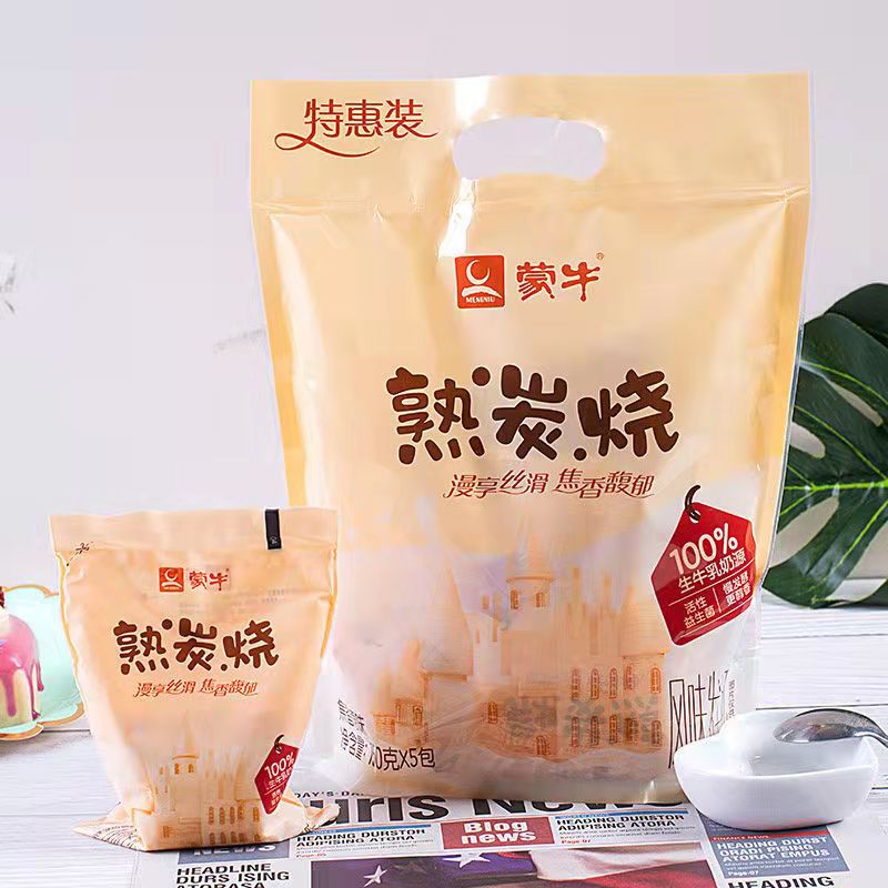 蒙牛炭烧酸奶红枣150g*15袋/10袋熟风味发酵乳焦香原味芝士酸奶