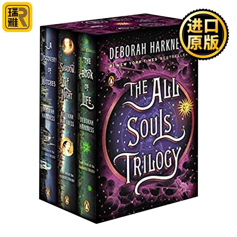 发现女巫三部曲套装 All Souls Trilogy Boxed Set 魔法觉醒 英剧原著 Harkness