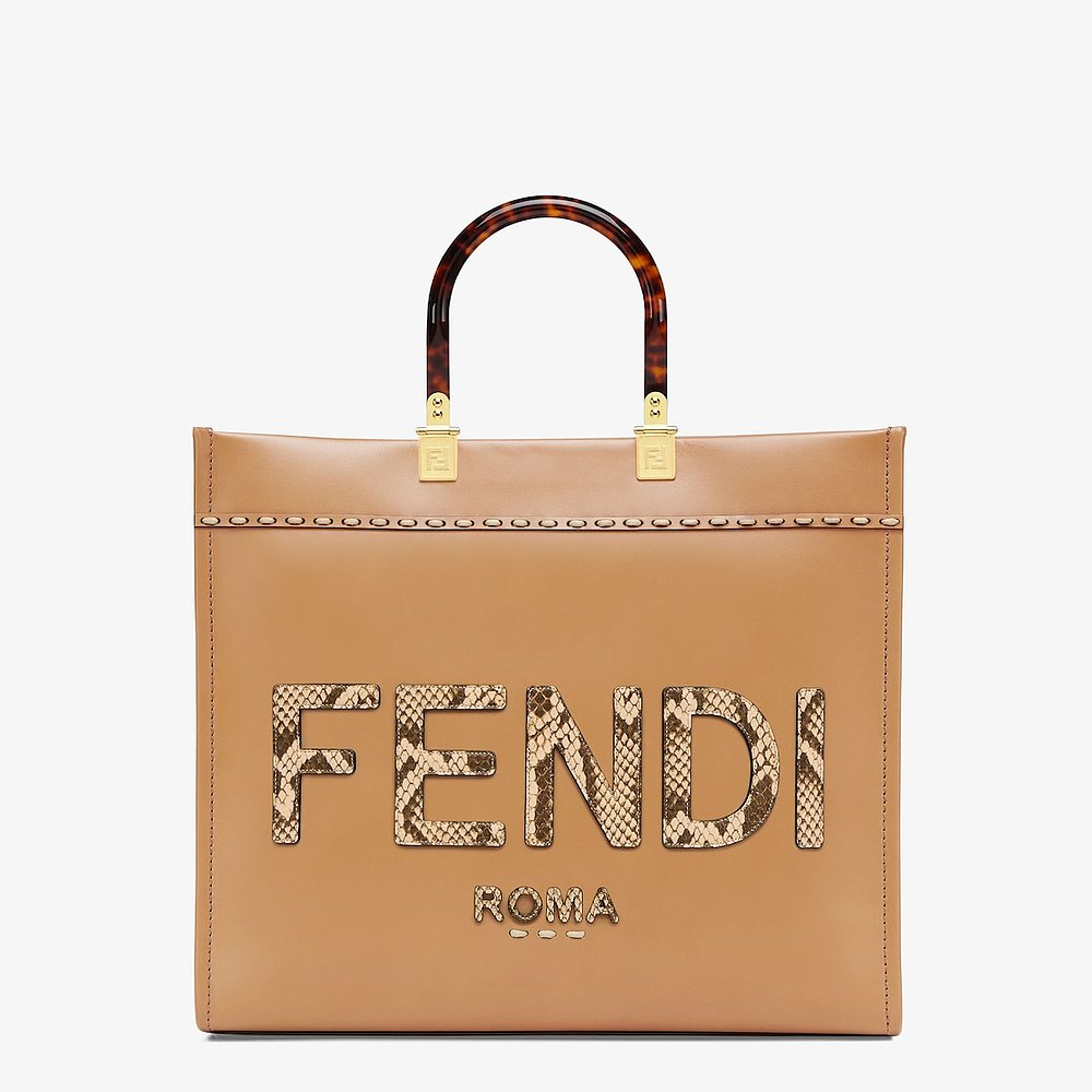 芬迪(FENDI) Fendi中号阳光购物手提袋