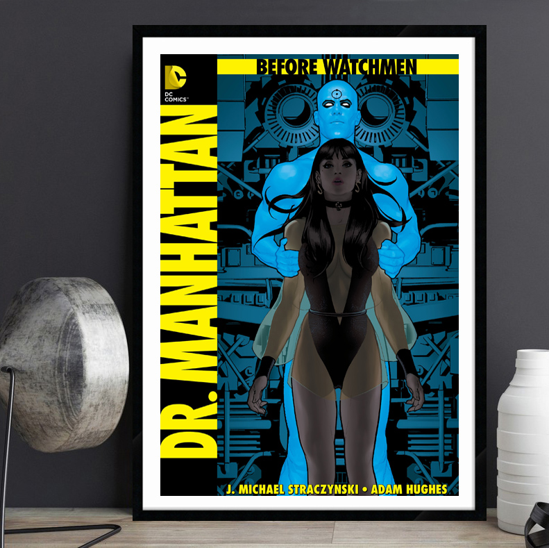 Watchmen守望者 经典科幻电影海报装饰画 DC漫画餐厅酒吧有框挂画