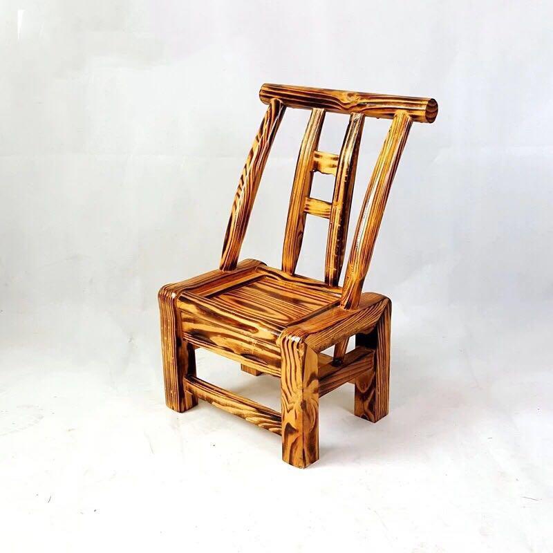 椅凳老式木椅换家用餐原木靠背椅鞋农村木质实椅子农家椅椅小