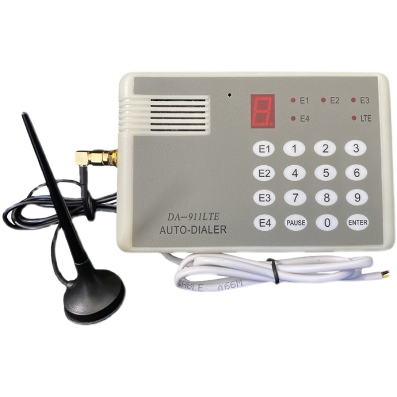 防盗报警器主机全网通手机卡911拨号器4G短信/GSM语音自动拨号器