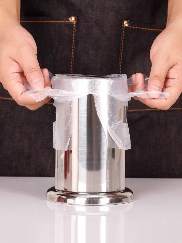 餐厅饮料打包神器奶茶打包袋专用桶必胜客不锈钢器具