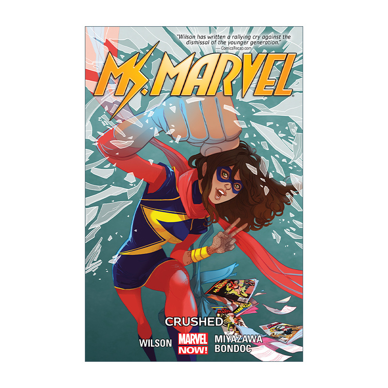 英文原版 Ms.Marvel Vol.3 Crushed 惊奇女士系列3 粉碎 漫威漫画 超级英雄 G. Willow Wilson 英文版 进口英语原版书籍