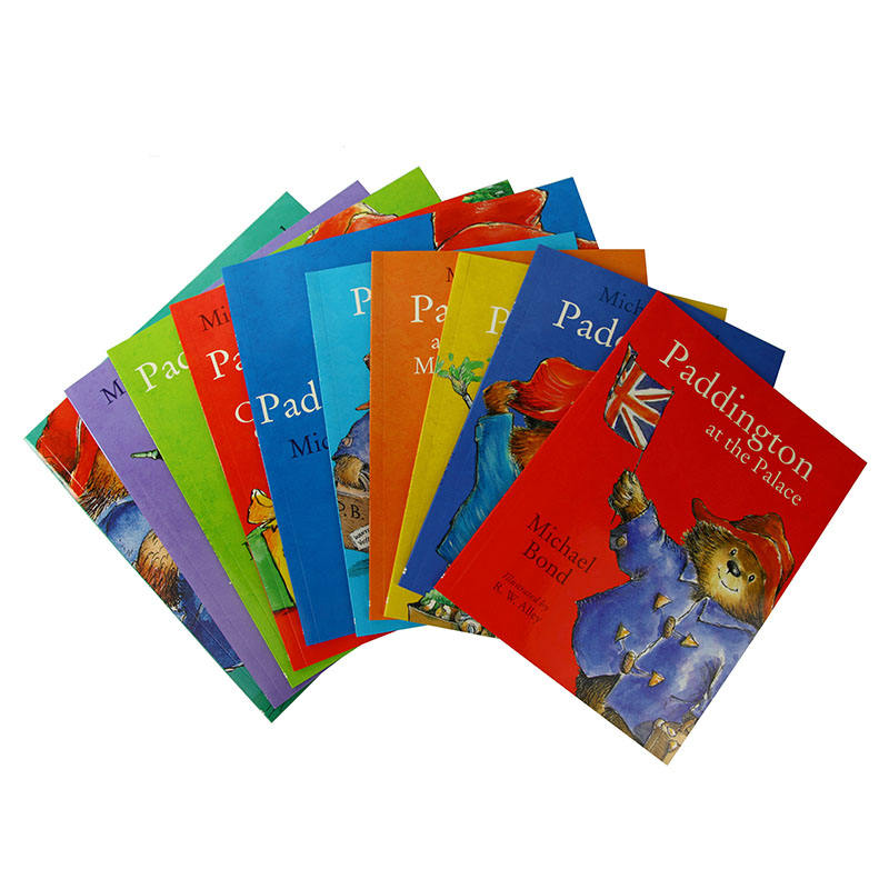 英文原版绘本 Paddington Bear 帕丁顿熊 10本手提袋套装 儿童启蒙图画书 亲子互动图书