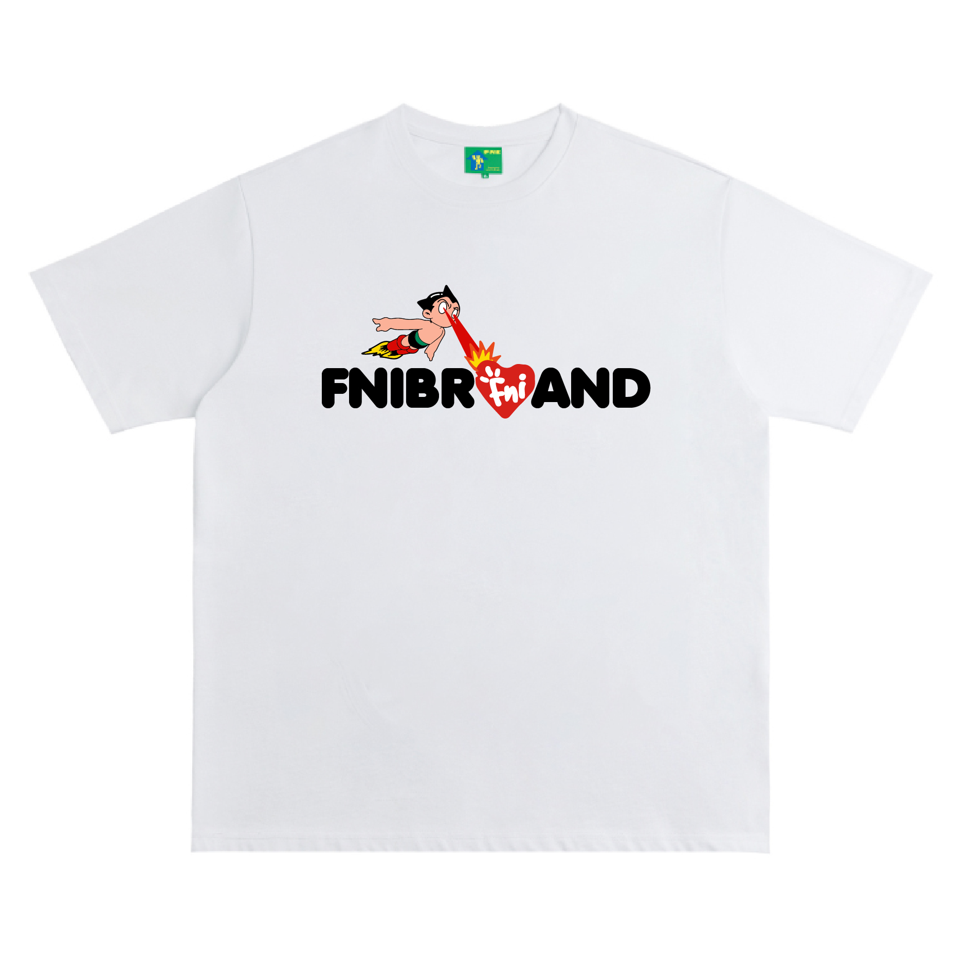 FNI国潮320g（阿童木）男女同款t恤美式复古纯棉短袖上衣24新款