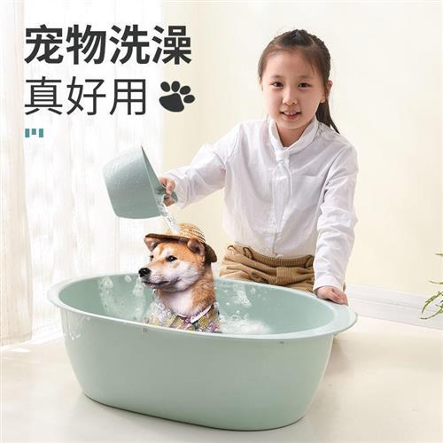 宠物狗狗洗澡盆猫咪金毛狗狗浴盆中大小型犬专用游泳池浴缸洗
