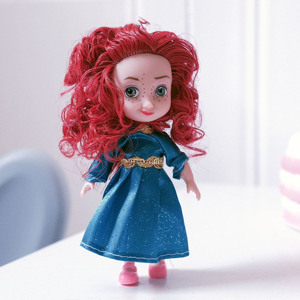 我倔强的小公主可爱仿真ob11芭比玩具手拿小玩偶公主娃娃女孩礼物