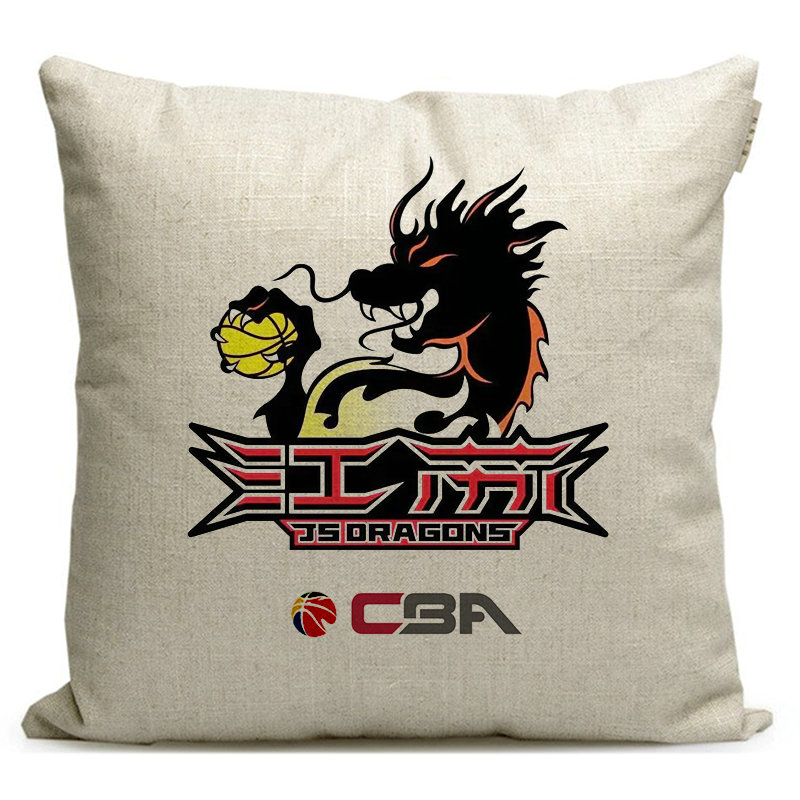 CBA江苏肯帝亚队标志纪念品沙发抱枕定制球迷周边靠垫礼品枕头