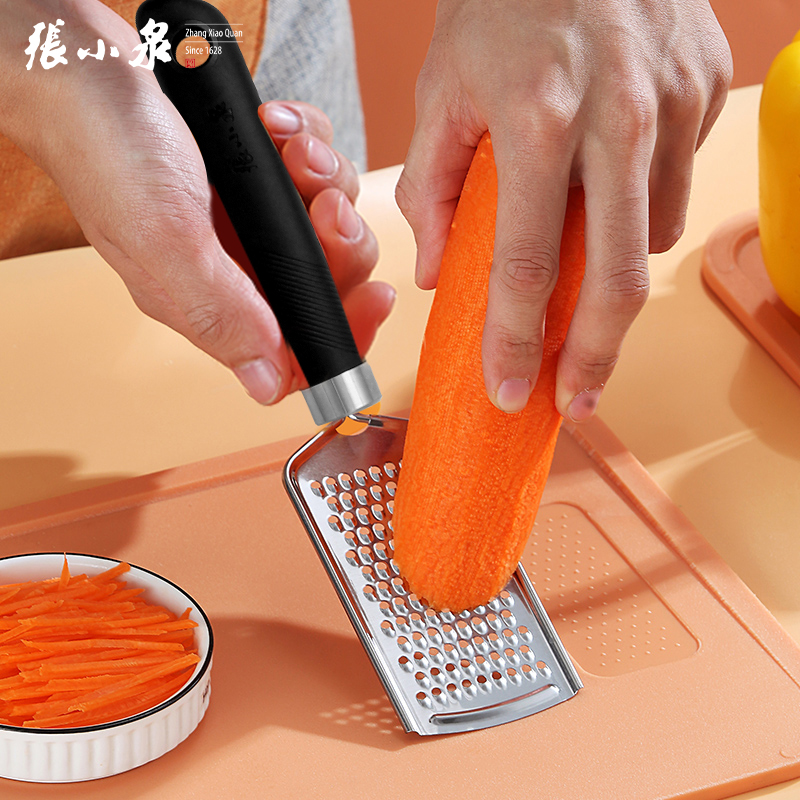 张小泉家用刨丝器厨房不锈钢刮黄瓜丝胡萝卜丝奶酪擦丝神器