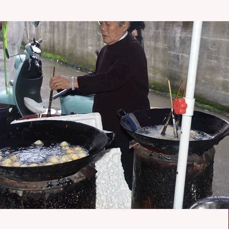 重庆秀山土特产农家自制手工街边小吃油粑粑油炸粑油香粑一斤包邮