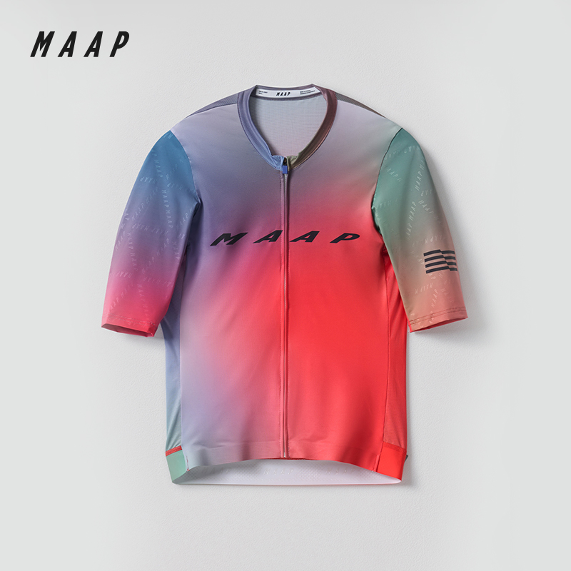 MAAP 男士 Blurred Out 2.0 Jersey短袖骑行服设计透气排汗防晒