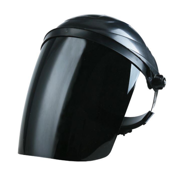 切割机面罩打磨防护罩砂轮机角磨机面部全脸电焊工头戴式护具透明