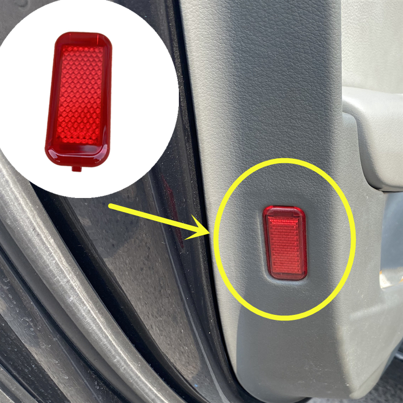 适用于奥迪A6LA4LQ5A3Q3车门内衬反光红灯盖门板警示红色灯盖原装