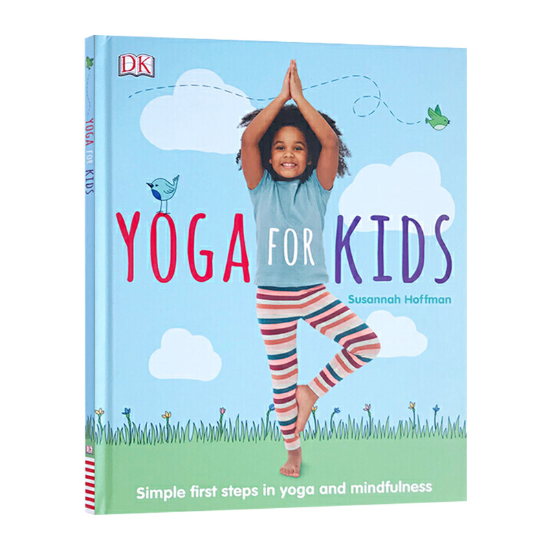 儿童亲子瑜伽健身课程 英文原版 Yoga For Kids 初级入门零基础教程大全图解 促进身体发育和动作协调发展 亲子互动读物 英文版