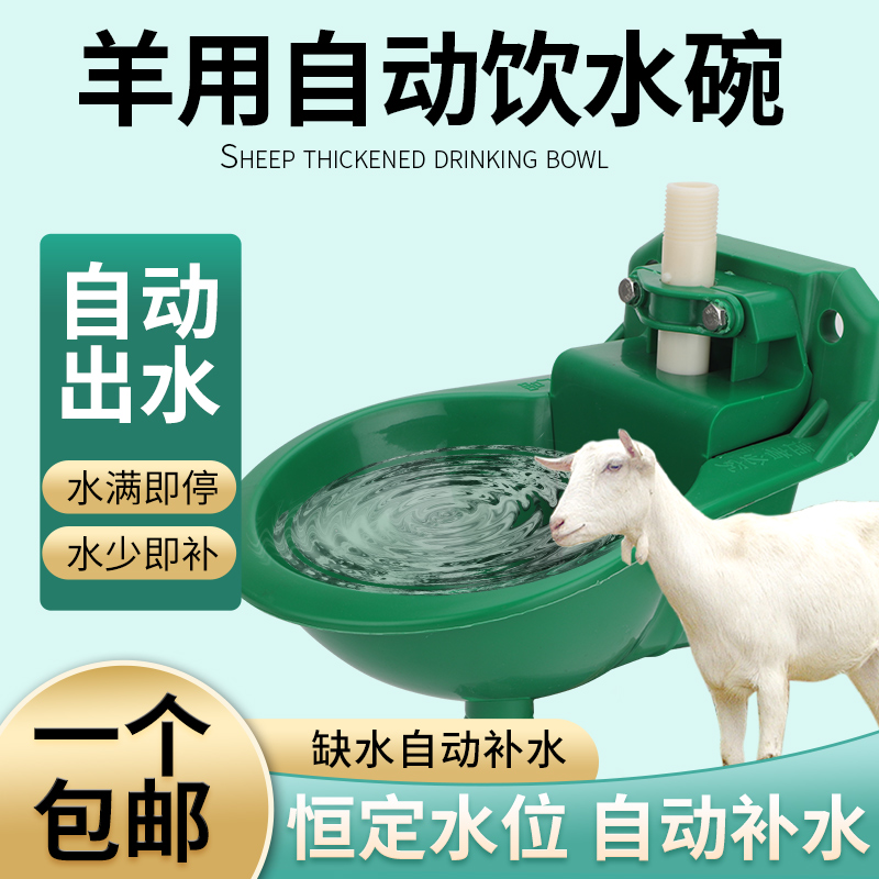羊用饮水碗塑料羊自动饮水器牛喂水喝水碗用品大全养羊设备饮水槽